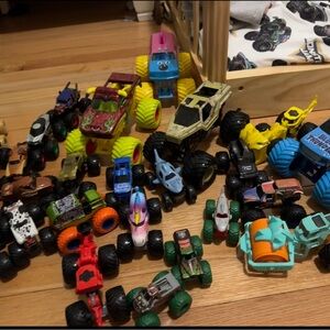 Colorful Monster Truck Toy Collection